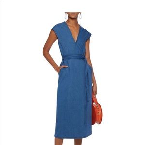 Derek Lam Denim Wrap Dress